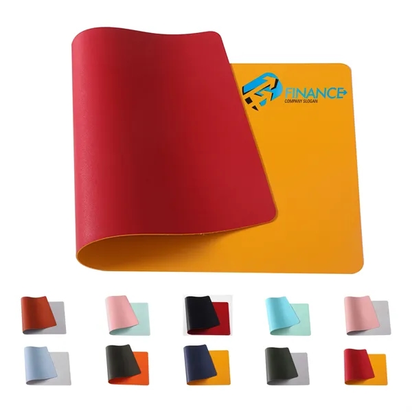 Office Large Leather Computer Desk Pad With Strap - Office Large Leather Computer Desk Pad With Strap - Image 0 of 3