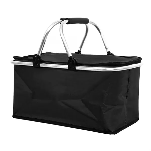 Outdoor Beach Cooler Basket Bag - Outdoor Beach Cooler Basket Bag - Image 4 of 11