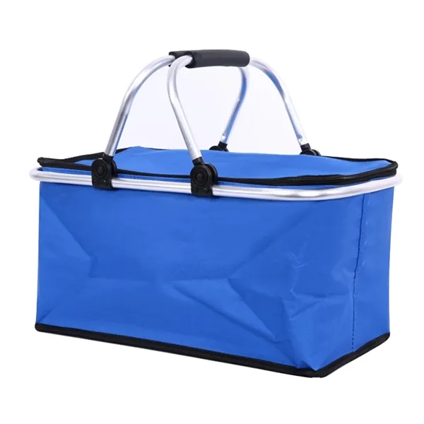Outdoor Beach Cooler Basket Bag - Outdoor Beach Cooler Basket Bag - Image 6 of 11