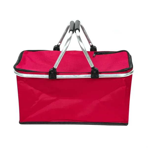 Outdoor Beach Cooler Basket Bag - Outdoor Beach Cooler Basket Bag - Image 7 of 11