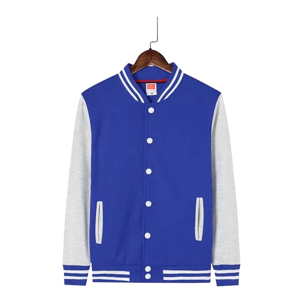 Personalized Printed Varsity Baseball Jacket - Personalized Printed Varsity Baseball Jacket - Image 1 of 3