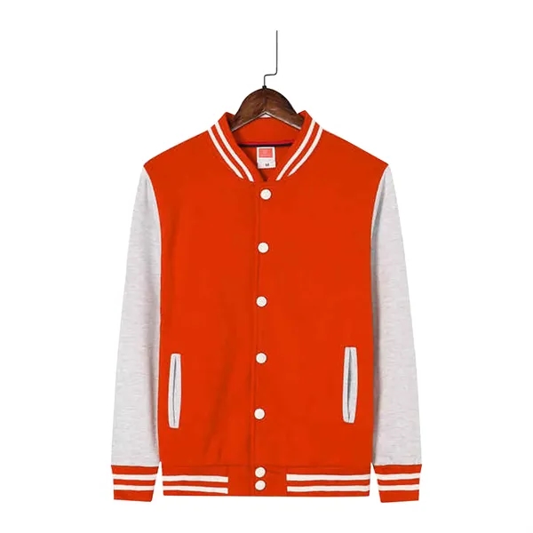 Personalized Printed Varsity Baseball Jacket - Personalized Printed Varsity Baseball Jacket - Image 2 of 3
