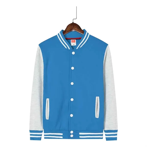 Personalized Printed Varsity Baseball Jacket - Personalized Printed Varsity Baseball Jacket - Image 3 of 3