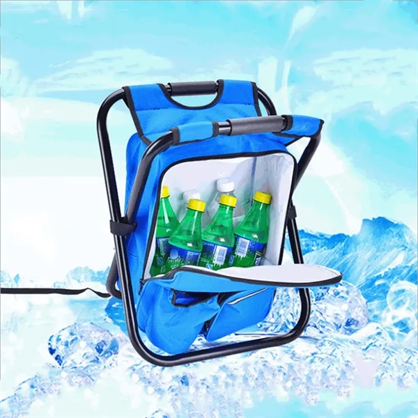 Picnic Backpack Cooler Chair - Picnic Backpack Cooler Chair - Image 4 of 12