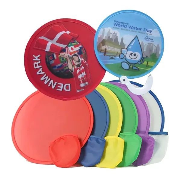 Polyester Foldable Flying Disc - Polyester Foldable Flying Disc - Image 7 of 14