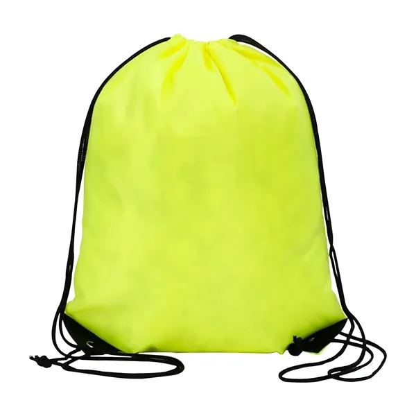 Polyester Stylish Drawstring Bag - Polyester Stylish Drawstring Bag - Image 2 of 3