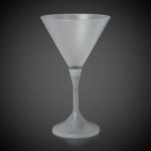 7 1/4 oz. LED Lighted Frosted Martini Glass - 7 1/4 oz. LED Lighted Frosted Martini Glass - Image 4 of 4