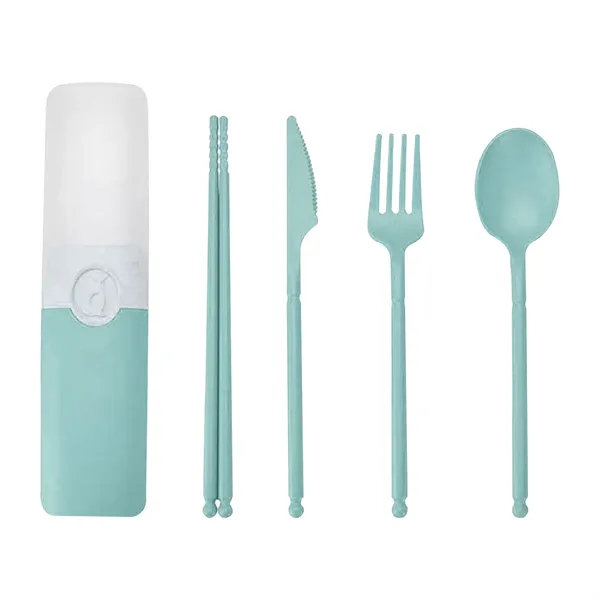 Portable Wheat Straw Cutlery Set - Portable Wheat Straw Cutlery Set - Image 9 of 11