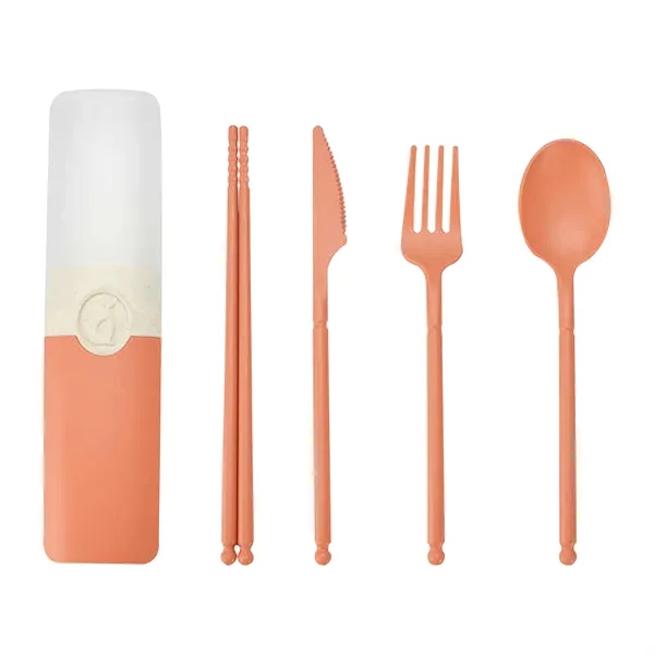 Portable Wheat Straw Cutlery Set - Portable Wheat Straw Cutlery Set - Image 10 of 11