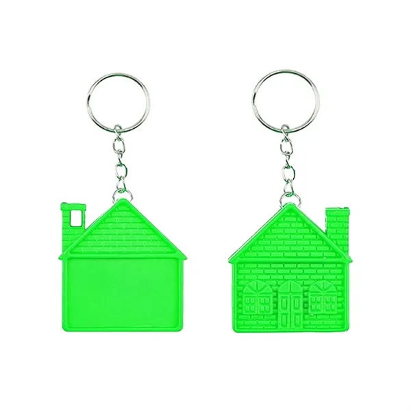 House Shape Tape Measure with Key Chain - House Shape Tape Measure with Key Chain - Image 2 of 6