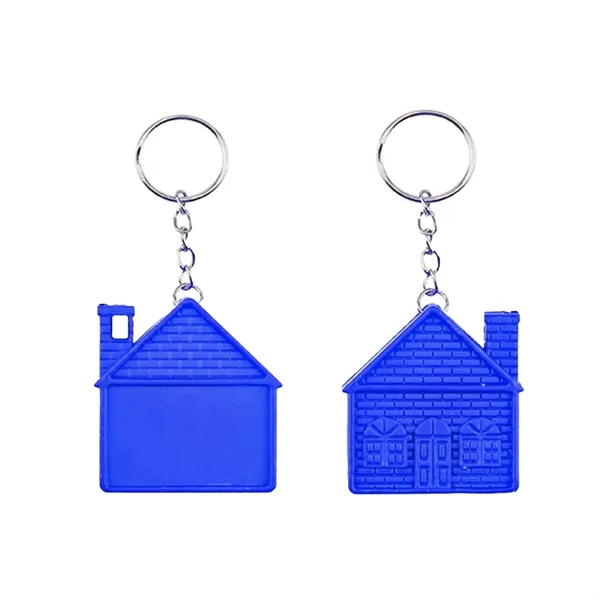 House Shape Tape Measure with Key Chain - House Shape Tape Measure with Key Chain - Image 3 of 6