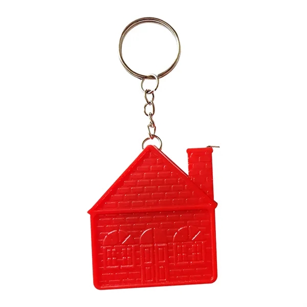 House Shape Tape Measure with Key Chain - House Shape Tape Measure with Key Chain - Image 5 of 6