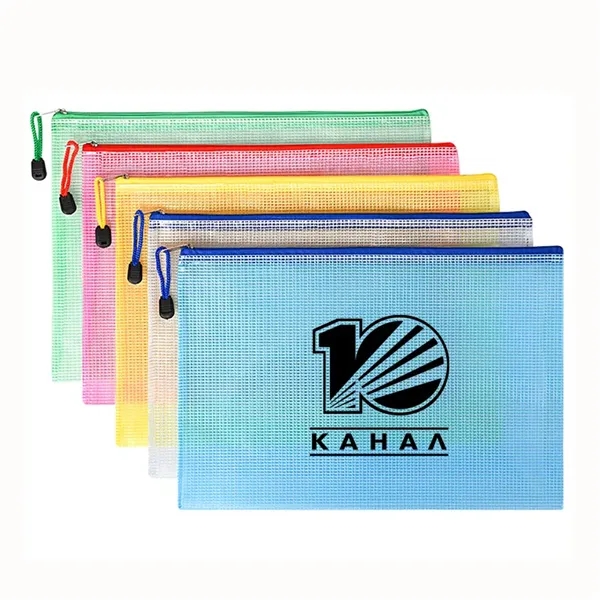 PVC Transparent Waterproof File Bag - PVC Transparent Waterproof File Bag - Image 0 of 3