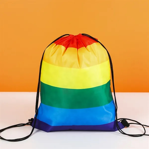 Rainbow drawstring bag - Rainbow drawstring bag - Image 3 of 3