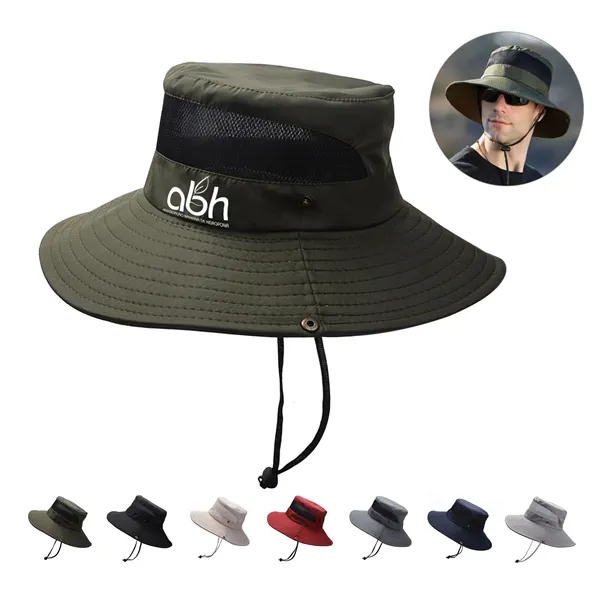 Wide Brim Uv Protection Sun Bucket Hat - Wide Brim Uv Protection Sun Bucket Hat - Image 0 of 22