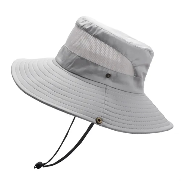 Wide Brim Uv Protection Sun Bucket Hat - Wide Brim Uv Protection Sun Bucket Hat - Image 8 of 22