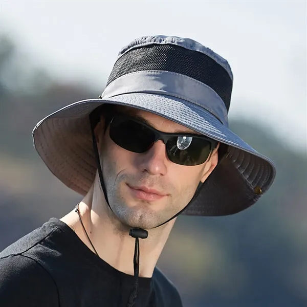 Wide Brim Uv Protection Sun Bucket Hat - Wide Brim Uv Protection Sun Bucket Hat - Image 9 of 22