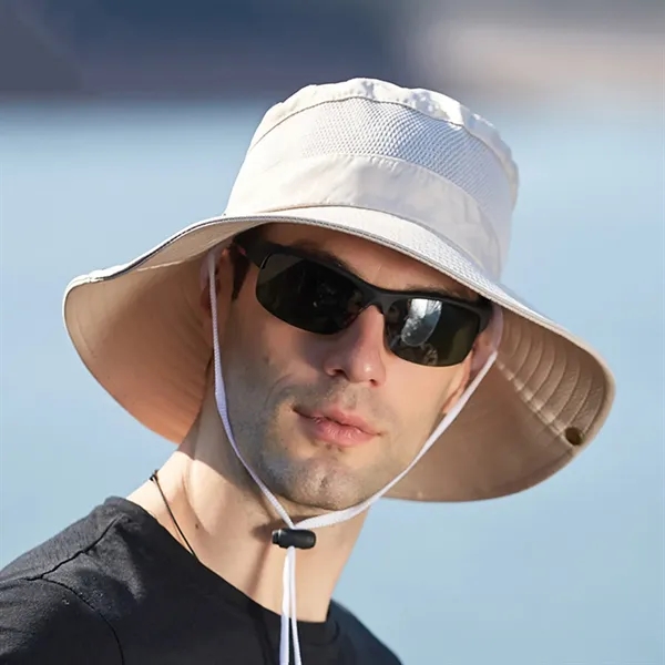 Wide Brim Uv Protection Sun Bucket Hat - Wide Brim Uv Protection Sun Bucket Hat - Image 14 of 22