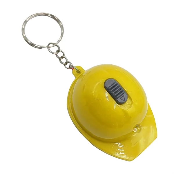 Safety Helmet Keychain With Flashlight - Safety Helmet Keychain With Flashlight - Image 2 of 3