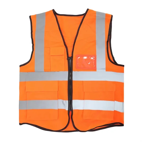 Safety Vest with Reflective Strips - Safety Vest with Reflective Strips - Image 2 of 2