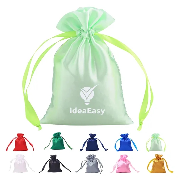 Satin Drawstring Bag - Satin Drawstring Bag - Image 0 of 12