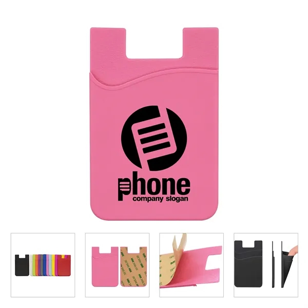 Silicone Cell Phone Wallet - Silicone Cell Phone Wallet - Image 0 of 16