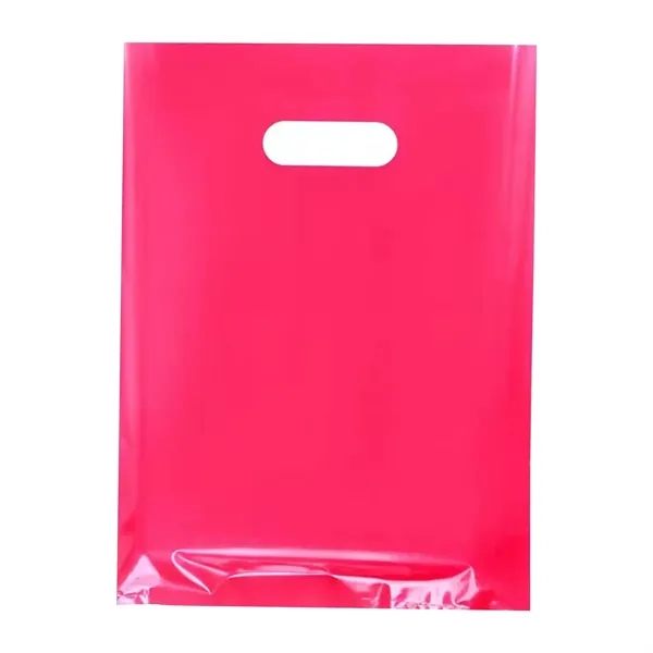 Plastic Boutique Bags with Die Cut Handles - Plastic Boutique Bags with Die Cut Handles - Image 1 of 3