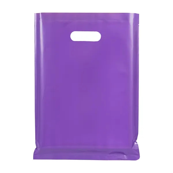 Die cut Soft PE Plastic Handle Shopping Tote Bag - Die cut Soft PE Plastic Handle Shopping Tote Bag - Image 2 of 3