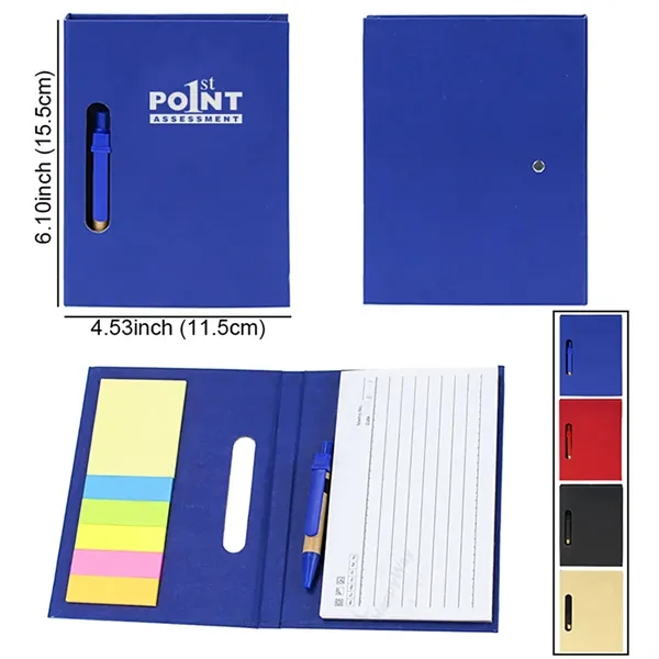 Notebook With Sticky Notes - Notebook With Sticky Notes - Image 0 of 6