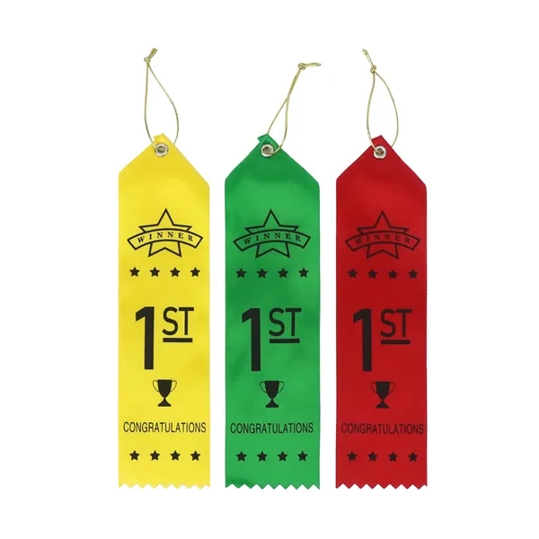 2"x6" Sublimated Polyester Award Ribbons - 2"x6" Sublimated Polyester Award Ribbons - Image 5 of 23