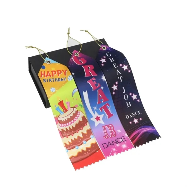 2"x6" Sublimated Polyester Award Ribbons - 2"x6" Sublimated Polyester Award Ribbons - Image 8 of 23