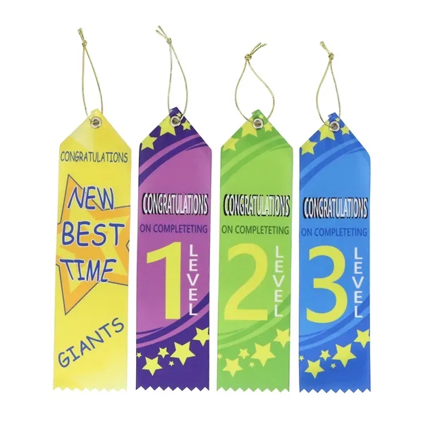 2"x6" Sublimated Polyester Award Ribbons - 2"x6" Sublimated Polyester Award Ribbons - Image 12 of 23