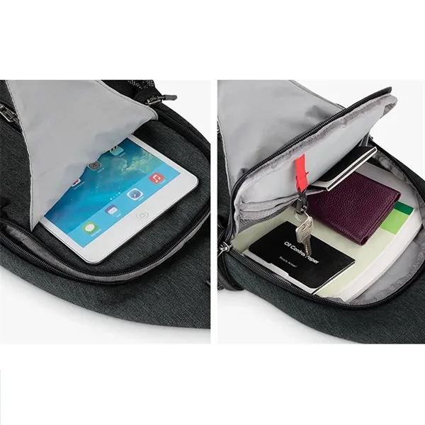 Crossbody Sling Backpack for Travel & Hiking - Crossbody Sling Backpack for Travel & Hiking - Image 9 of 14