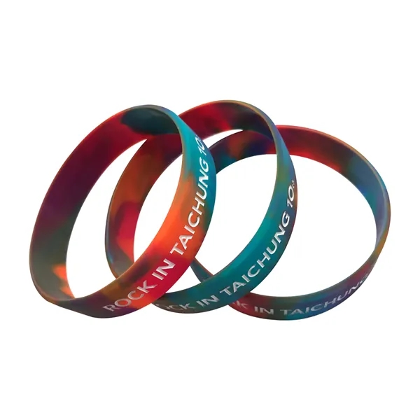 silicone wristbands with printed logo - silicone wristbands with printed logo - Image 1 of 3