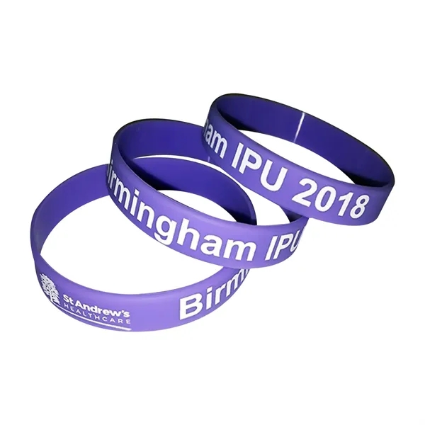 silicone wristbands with printed logo - silicone wristbands with printed logo - Image 2 of 3