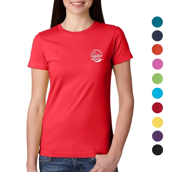 Next Level 4.3 oz. 100% Combed Cotton Ladies T-Shirts - Next Level 4.3 oz. 100% Combed Cotton Ladies T-Shirts - Image 0 of 18