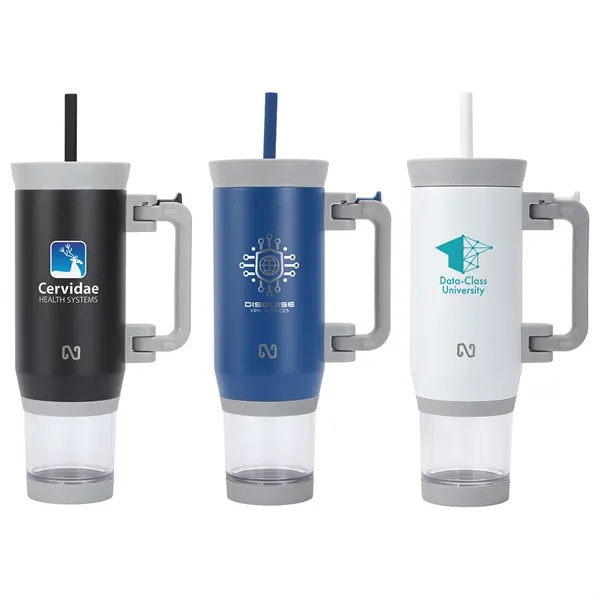 NAYAD® Quest 23 oz Stainless Steel Double-Wall Mug with Fol - NAYAD® Quest 23 oz Stainless Steel Double-Wall Mug with Fol - Image 0 of 3