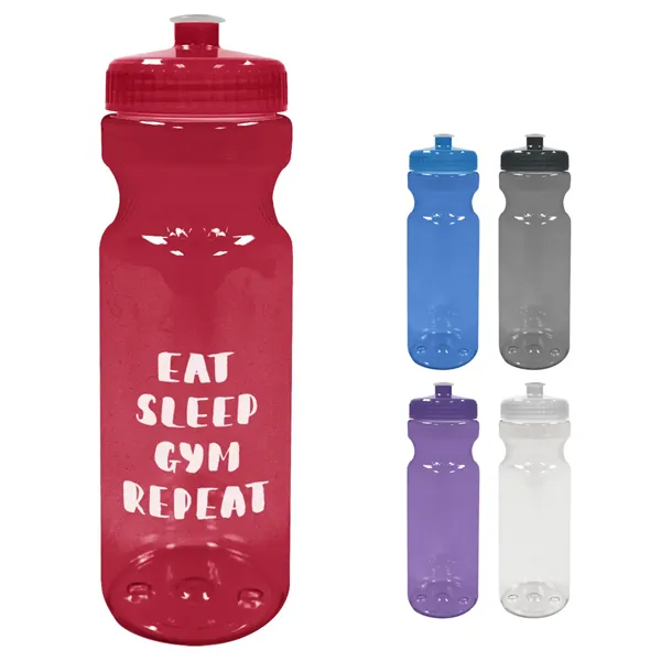 28 Oz. Poly-Clear™ Fitness Bottle - 28 Oz. Poly-Clear™ Fitness Bottle - Image 0 of 35