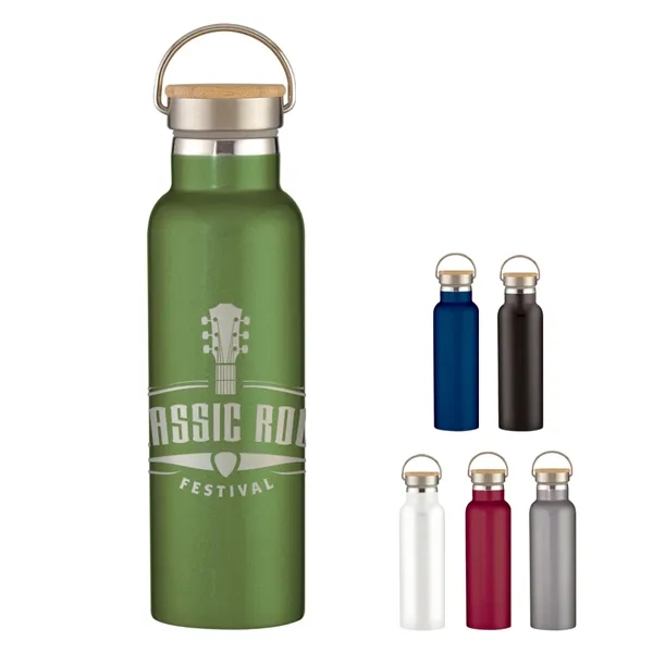 21 Oz. Full Laser Tipton Stainless Steel Bottle With Bamb... - 21 Oz. Full Laser Tipton Stainless Steel Bottle With Bamb... - Image 11 of 11