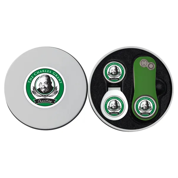 Pitchfix Hybrid 2.0 Golf Divot Tool Gift Set w/ Hat Clip - Pitchfix Hybrid 2.0 Golf Divot Tool Gift Set w/ Hat Clip - Image 3 of 6