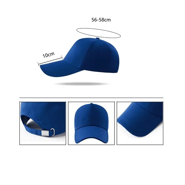 Poly-Canvas Structured 5 Panel Caps w/ Metal Tuck in Buckle - Poly-Canvas Structured 5 Panel Caps w/ Metal Tuck in Buckle - Image 1 of 9