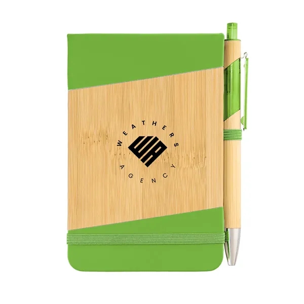 Bamboo Look Jotter & Pen - Bamboo Look Jotter & Pen - Image 18 of 28