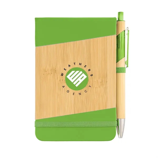 Bamboo Look Jotter & Pen - Bamboo Look Jotter & Pen - Image 19 of 28