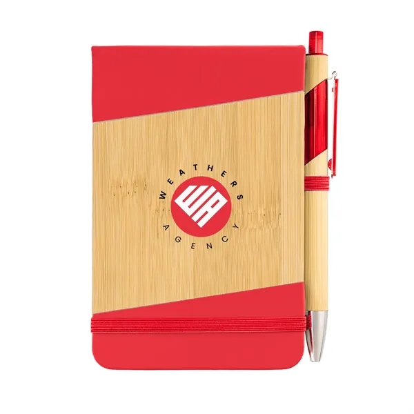 Bamboo Look Jotter & Pen - Bamboo Look Jotter & Pen - Image 21 of 28