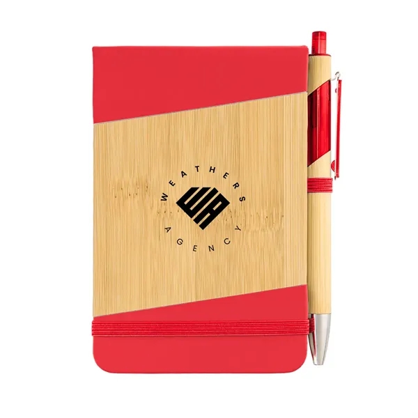 Bamboo Look Jotter & Pen - Bamboo Look Jotter & Pen - Image 22 of 28