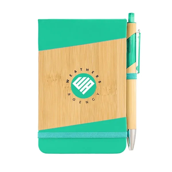 Bamboo Look Jotter & Pen - Bamboo Look Jotter & Pen - Image 27 of 28