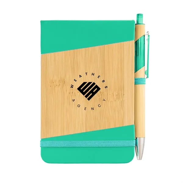 Bamboo Look Jotter & Pen - Bamboo Look Jotter & Pen - Image 28 of 28