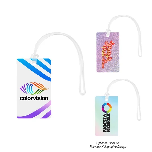 Acrylic Bag Tag - Rectangle - Acrylic Bag Tag - Rectangle - Image 3 of 3