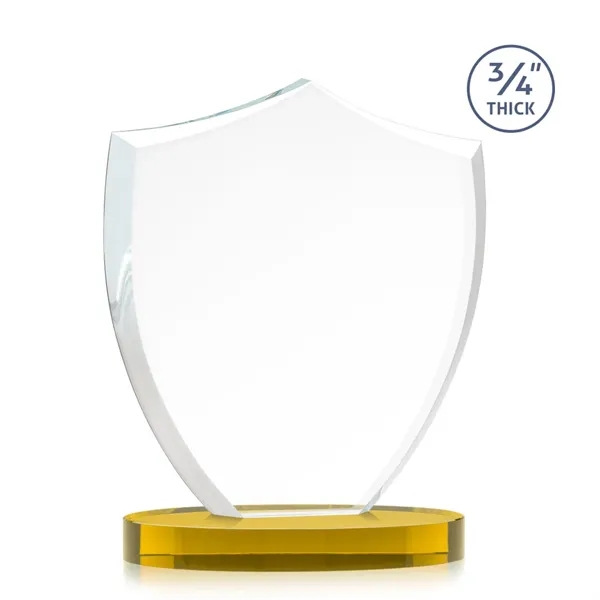 Scudo Shield on Alberton Base - Gold - Scudo Shield on Alberton Base - Gold - Image 6 of 6