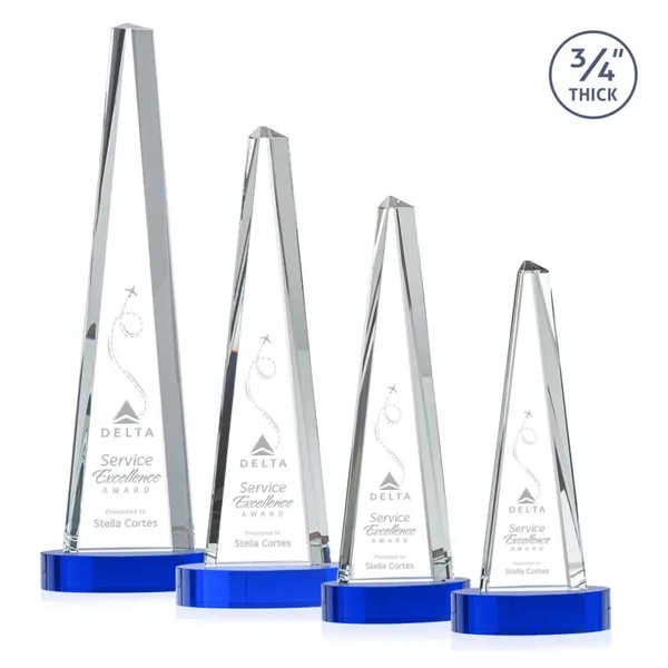 Majestic Tower Award on Alberton Base - Blue